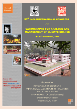 36th INCA INTERNATIONAL CONGRESS