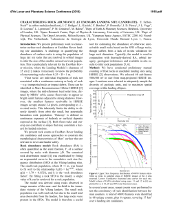 Characterizing Rock Abundance At ExoMars Landing Site Candidates
