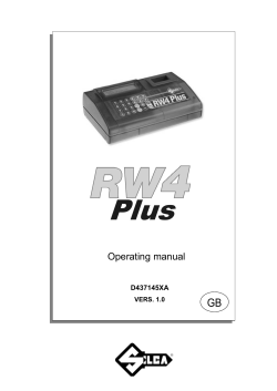 RW4 Plus Manual