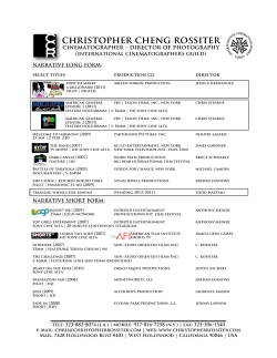 resume - Christopher Rossiter
