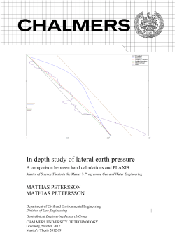 In depth study of lateral earth pressure
