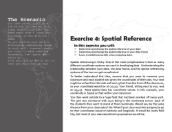 Exercise 4: Spatial Reference