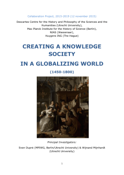creating a knowledge society in a globalizing world