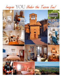 Imagine Under the Tuscan Sun! YOU