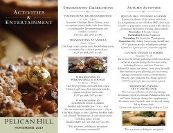 ACTiViTiES ENTERTAiNMENT - The Resort at Pelican Hill