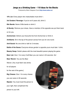 Jenga as a Drinking Game &ndash; 110 Ideas for the Blocks