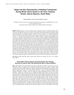Shape and Size Characteristics of Bedload
