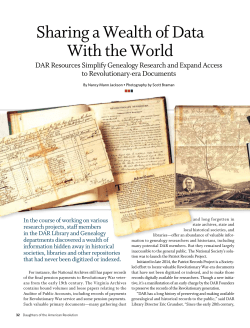 Sharing a Wealth of Data With the World