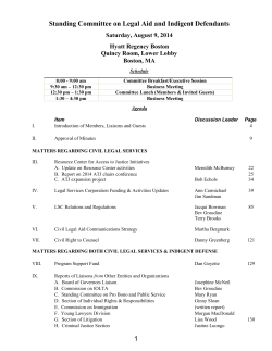 ABA Standing Committee on Legal Aid and Indigent Defendants