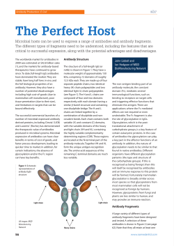 The Perfect Host - FUJIFILM Diosynth Biotechnologies