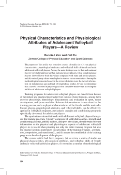 Physical Characteristics and Physiological