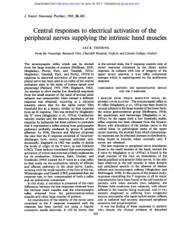 peripheral nerves supplying the intrinsic hand muscles
