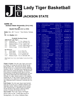 Lady Tiger Basketball