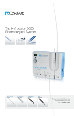 Hyfrecator - Capes Medical