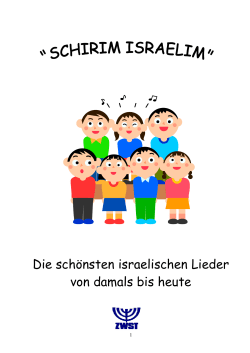 Die sch&ouml;nsten israelischen Lieder von damals bis