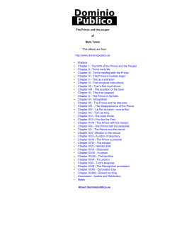 The Prince and the pauper