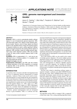 GRIL: genome rearrangement and inversion locator