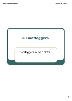 Bootleggers - Findlay City Schools Web Portal