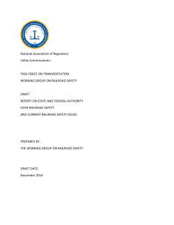 DRAFT Report on State and Federal Authority