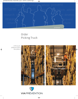 Order Picking Truck