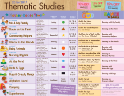 Thematic Studies - Mother Goose Time