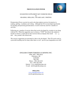 Suggested Supplimentary Exercises