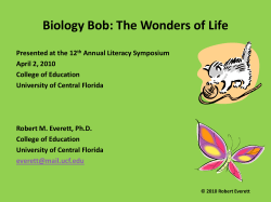 Biology Bob: The Wonders Of Life