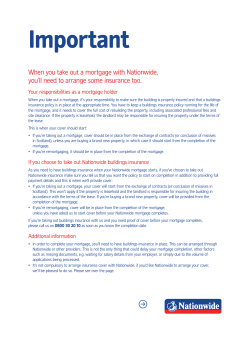 Home Insurance Important Information