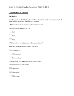 Grade 2 - English Ongoing Assessment T-2(2013
