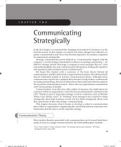 Communicating Strategically