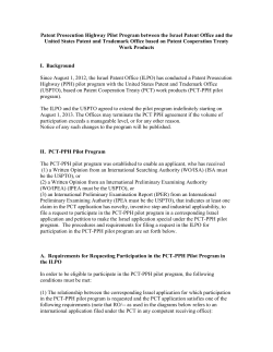 PCT PPH with the USPTO