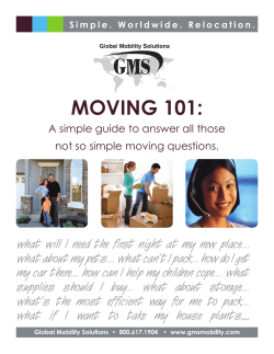 MOVING 101: