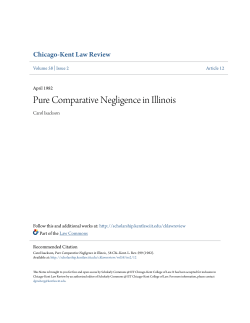 Pure Comparative Negligence in Illinois