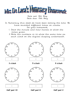 3 o`clock 5 o`clock 9 o`clock Half past 10 Half past 8 Half past 2