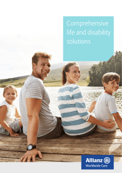 the brochure - Allianz Worldwide Care