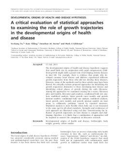 A critical evaluation of statistical approaches to examining the role of