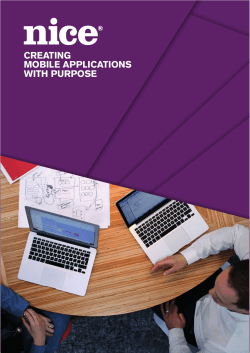 creating mobile applications with purpose