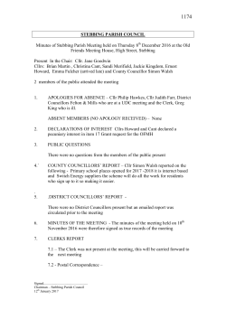 STEBBING PARISH COUNCIL