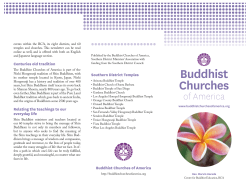 Buddhist Churches of America Brochure