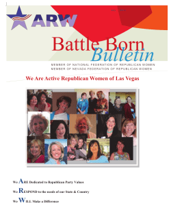 July - ARW &ndash; Active Republican Women of Las Vegas
