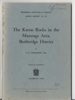 Beitbridge District - British Geological Survey