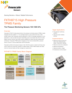 FXTH8715 High Pressure TPMS Family