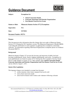 Fraternal Sportsman and Patriotic Organizations