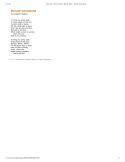 Dream Variations
