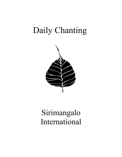 Daily Chanting