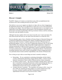 December 2015 - Aviation Council of Pennsylvania
