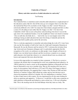 Cinderella or Princess? History and other narratives