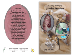 In Loving Memory - Heritage Funeral Home: Nipawin, Saskatchewan
