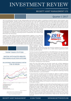 investment review - Beckett Investment Management Group