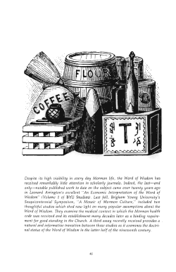 The Word of Wisdom in Early Nineteenth